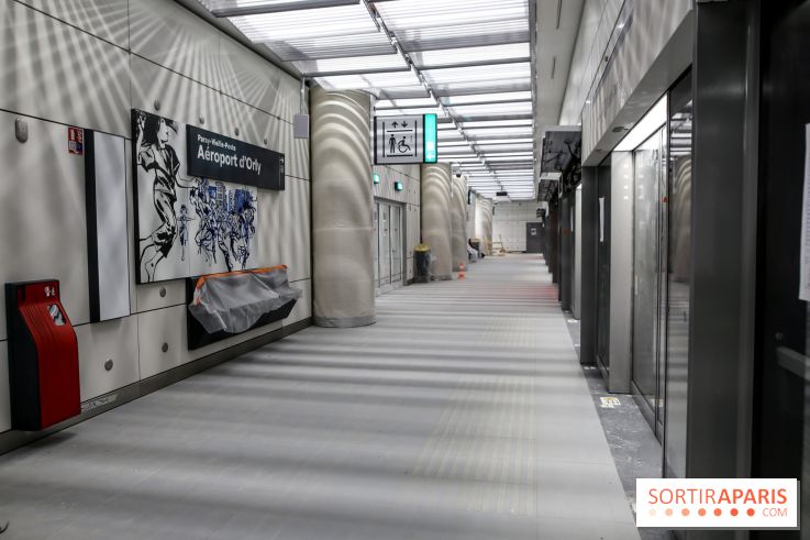 Chantier de la future gare Aéroport d'Orly, nos photos