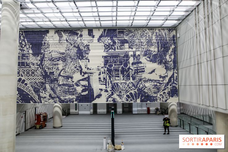 Chantier de la future gare Aéroport d'Orly, nos photos