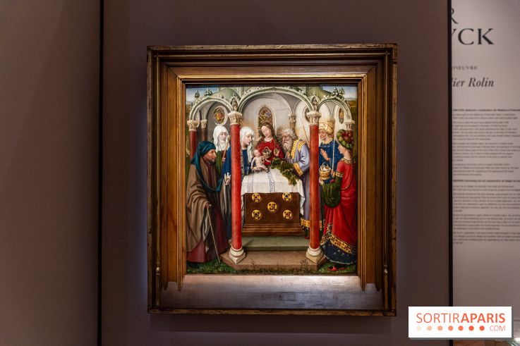 Exposition Revoir Van Eyck, La Vierge du chancelier Rolin au Musée du Louvre