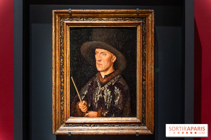 Exposition Revoir Van Eyck, La Vierge du chancelier Rolin au Musée du Louvre - Portrait de Baudoin de Lannoy