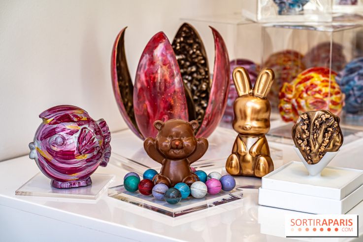 Oeuf Joyaux et chocolats de Pâques de Jade Génin 2024