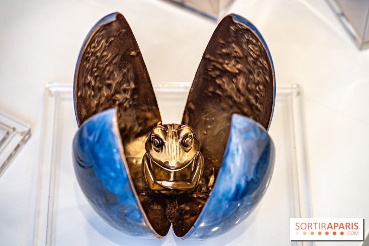 Oeuf Joyaux et chocolats de Pâques de Jade Génin 2024