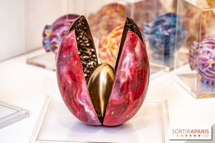 Oeuf Joyaux et chocolats de Pâques de Jade Génin 2024