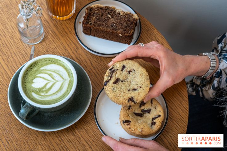 Trombone Coffee Shop Paris 20e - cookie zaatar - cookie chocolat