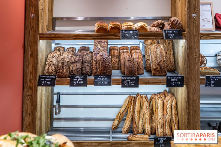 Éveil Boulangerie aux farines anciennes Paris 17e - pains moulés - baguette