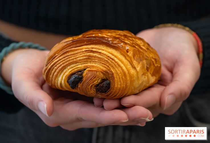Éveil Boulangerie aux farines anciennes Paris 17e - pain au chocolat