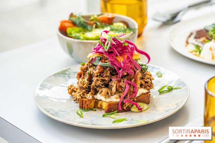 Le Café Mirette, l'excellent resto à la Fondation Pernod, côté Gare Saint-Lazare - pulled pork