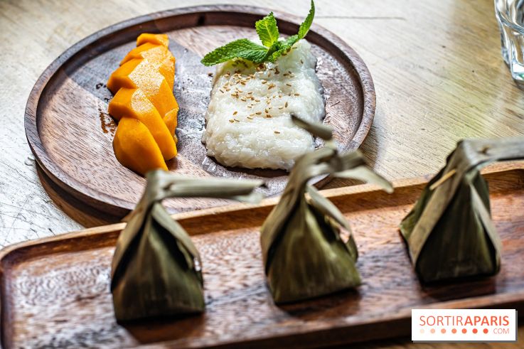 Q Bar, le bistrot et restaurant Thaïlandais à Paris - mango sticky rice