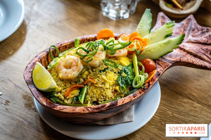 Q Bar, le bistrot et restaurant Thaïlandais à Paris - riz Thaï