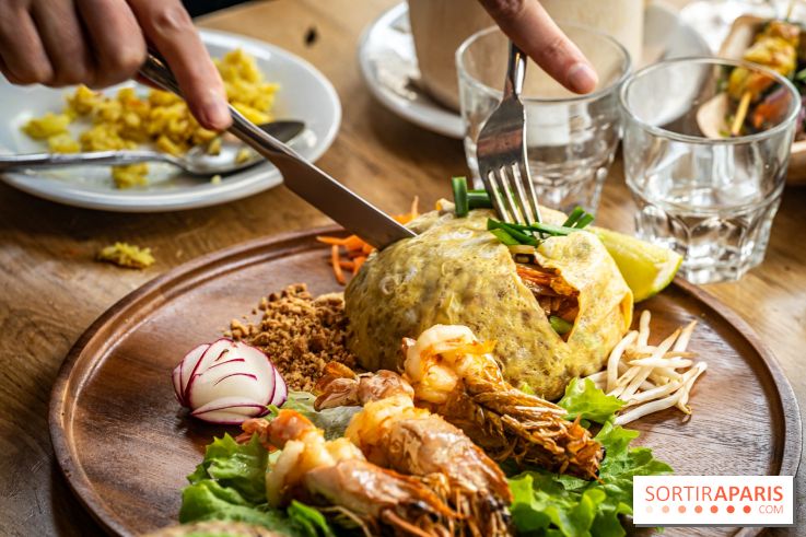 Q Bar, le bistrot et restaurant Thaïlandais à Paris - pad thaï