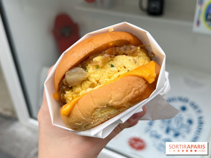 Round Egg Buns - Sandwich oeufs brouillés