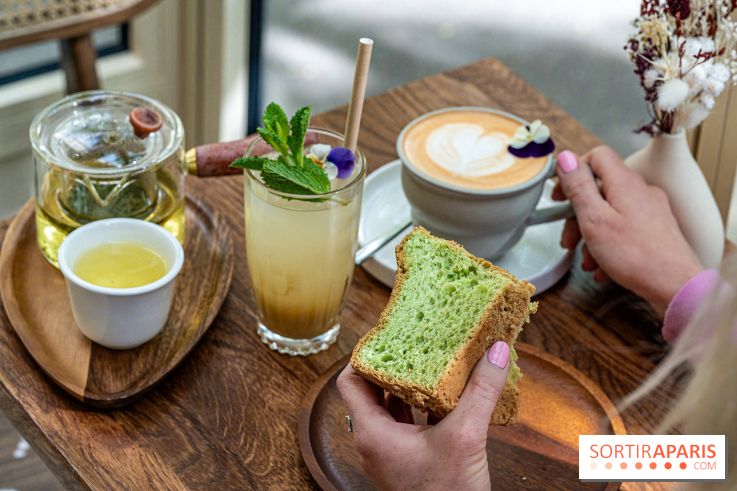 Fu Patisserie et coffee shop Paris 13e - chiffon cake pandan coco