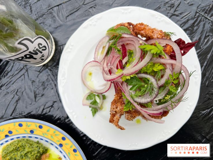 Marquis - Crabe croustillant, brioche, lard