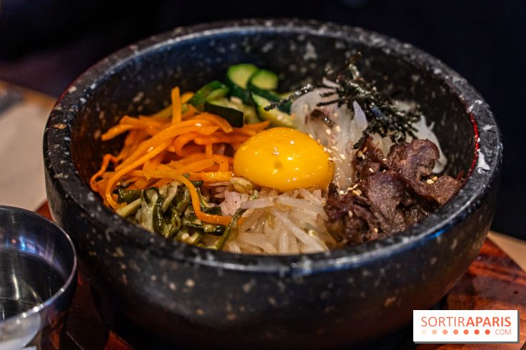 Hwaro Grill, le barbecue Coréen Paris 15e -  bibimbap bœuf