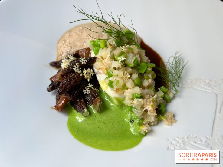 Auguste - Turbot, petits pois, tourteau