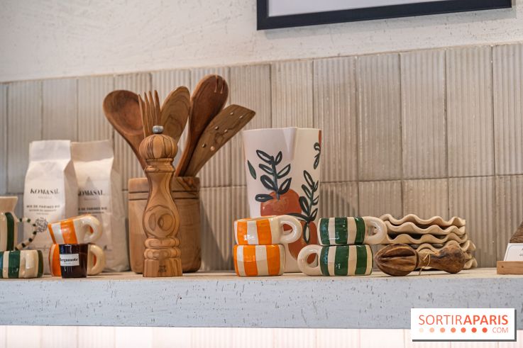 Nèulo Pâtisserie,le Paradis du flan par Pierre Jean Quinonero - vaisselle