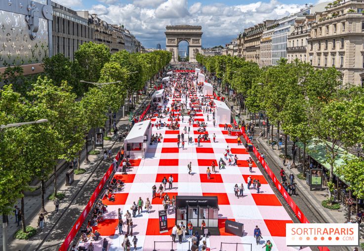 Grand pique nique des Champs-Élysées - photos