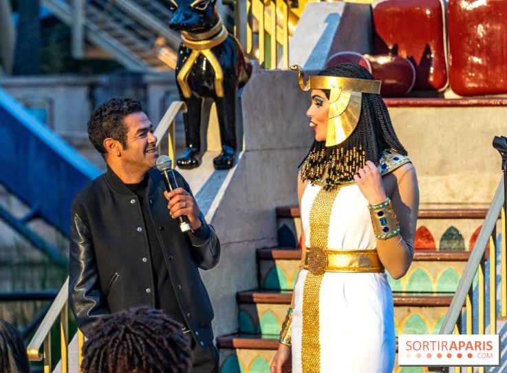 Parc Astérix : inauguration de la Tour Numérobis avec Jamel Debbouze