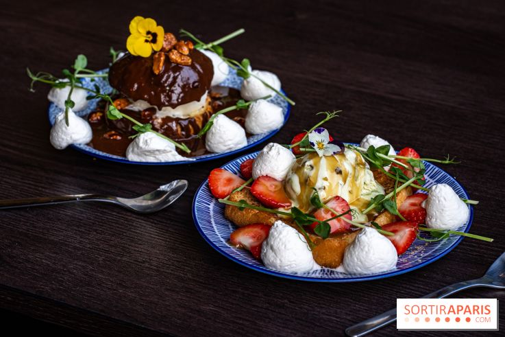 Le meilleur Burger de France 2024 à la Ménagerie du roi par Anthony Pautrat -    dessert - pain perdu - profiterole