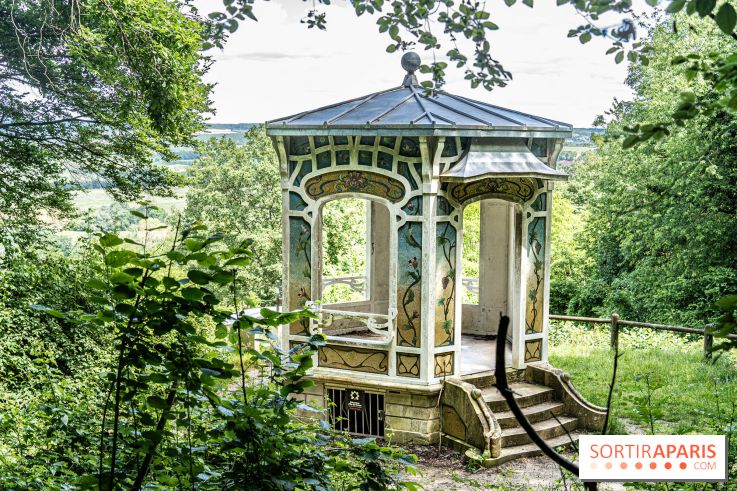Le kiosque du belvédère de Chatillon à Risny-sur-Seine en Yvelines