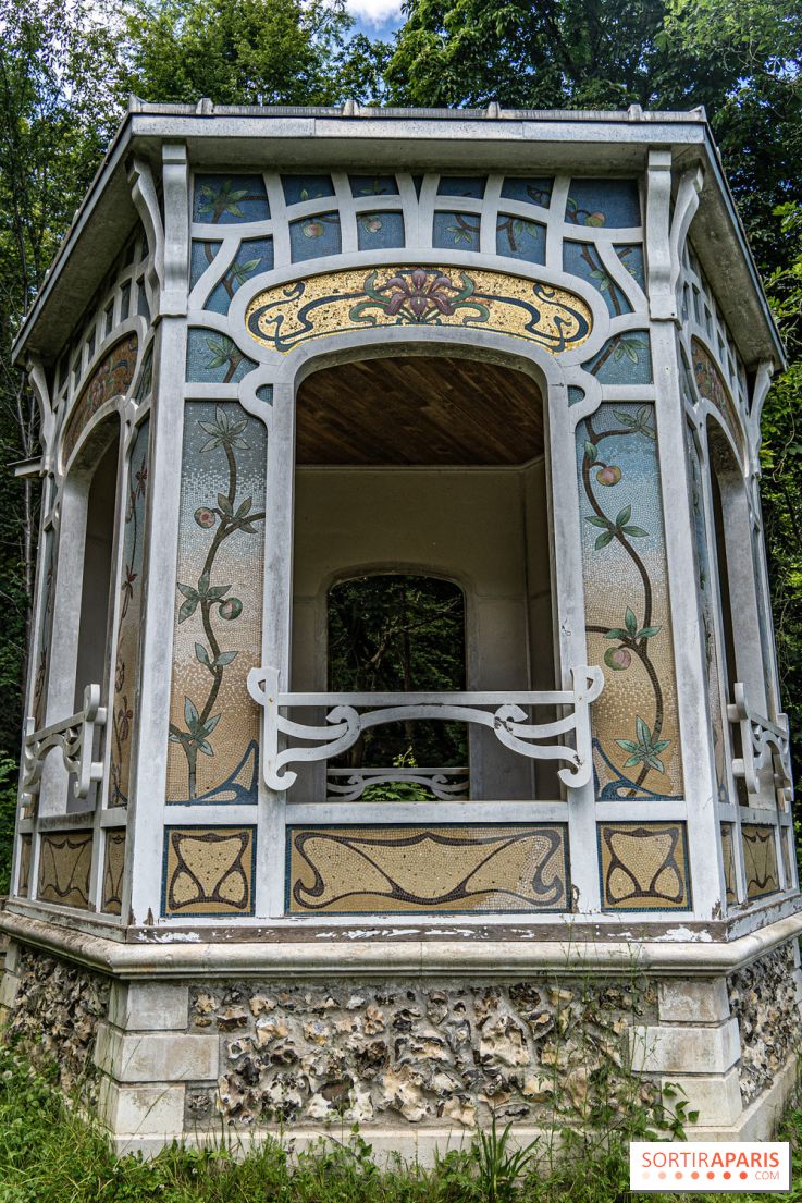 Le kiosque du belvédère de Chatillon à Risny-sur-Seine en Yvelines