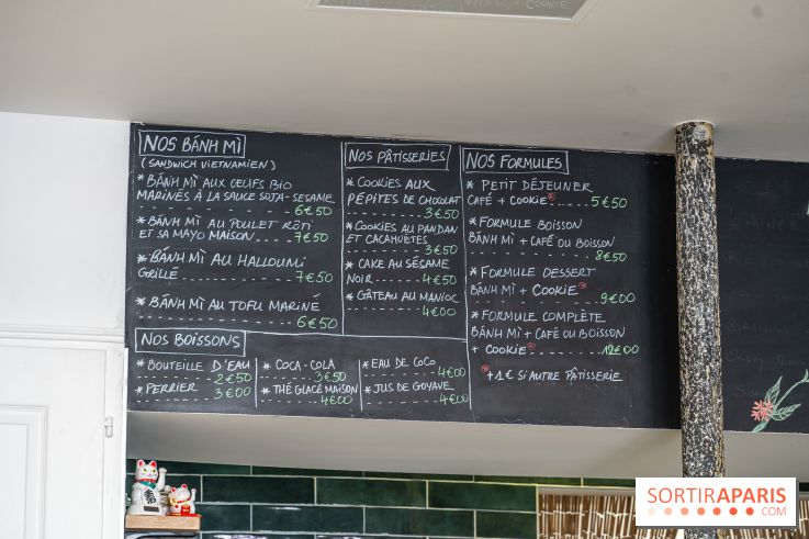 Hoa Cà Phê, le Coffee Shop Vietnamin du 11e à Paris - carte - menu