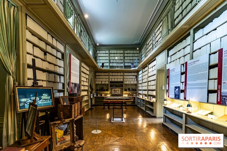 Le Château de la Roche Guyon, le château troglodyte dans le Val-d'Oise - 95 -  bibliothèque