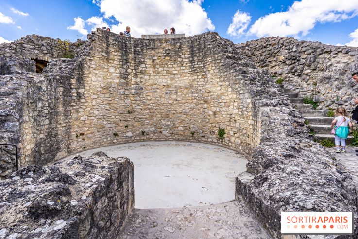 Le Château de la Roche Guyon, le château troglodyte dans le Val-d'Oise - 95 -  donjon