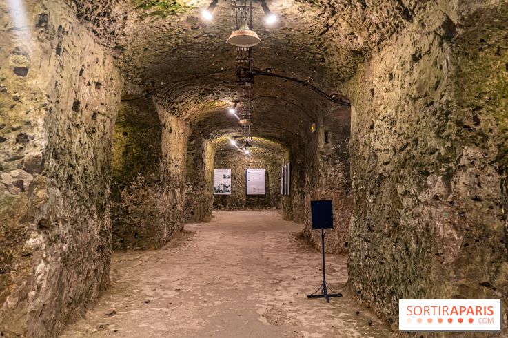Le Château de la Roche Guyon, le château troglodyte dans le Val-d'Oise - 95 -  sous-terrains