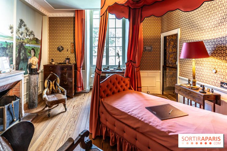 Maison Jean Cocteau à Milly-la-Forêt en Essonne - photos -  chambre