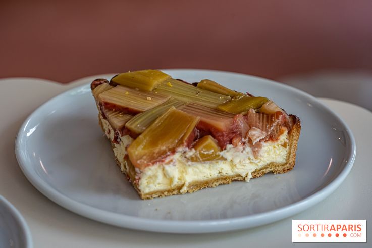 Taårtt, la pâtisserie - salon de thé Paris 15e aux tartes en tous genres - tarte cheese cake rhubarbe