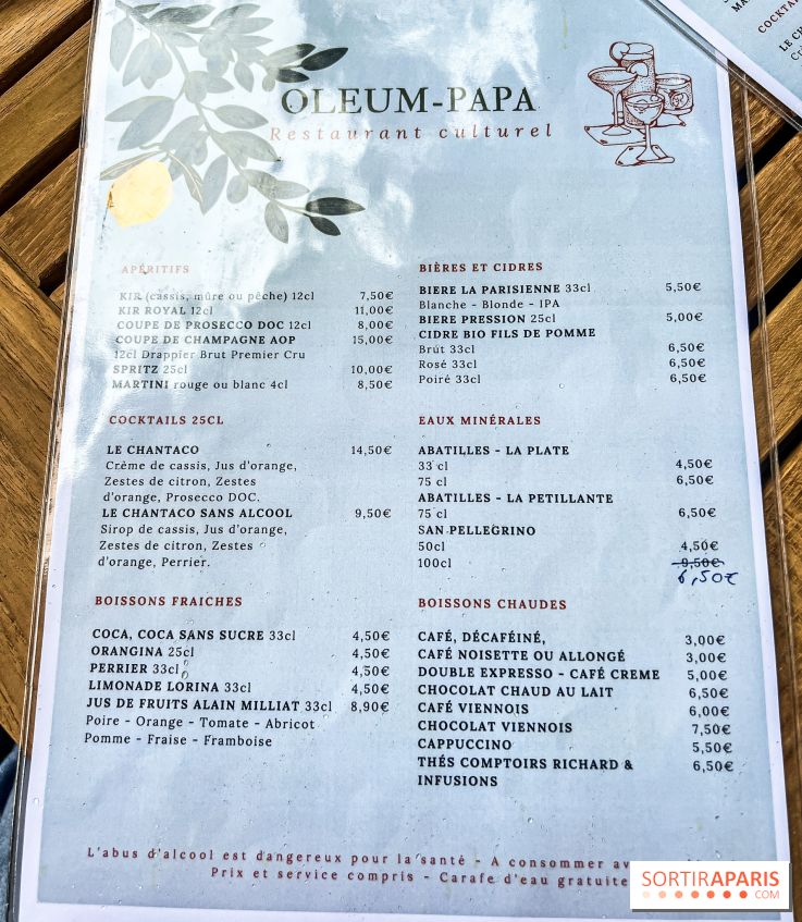 Le restaurant du Petit Moulin des Vaux de Cernay - Oléum Papa, le restaurant culturel