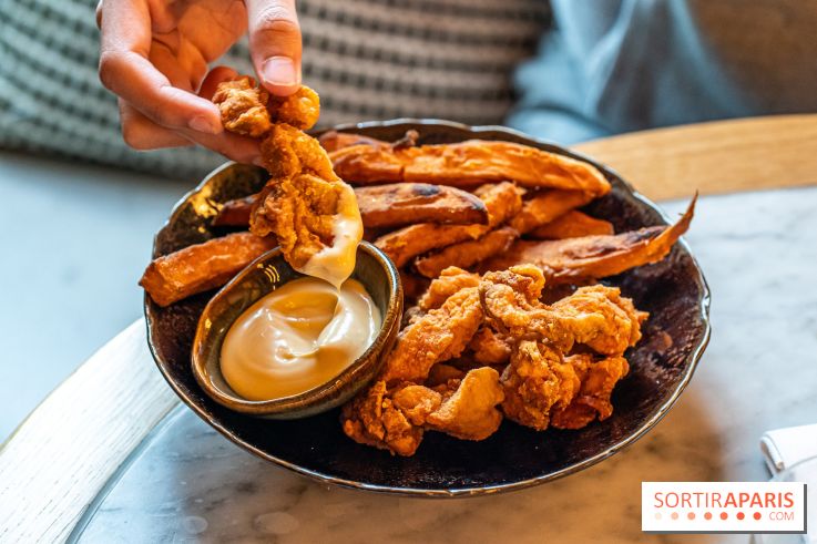 Brunch du Vesper Paris 7e - buffet à volonté et plats à table -  poulet frit - menu enfant