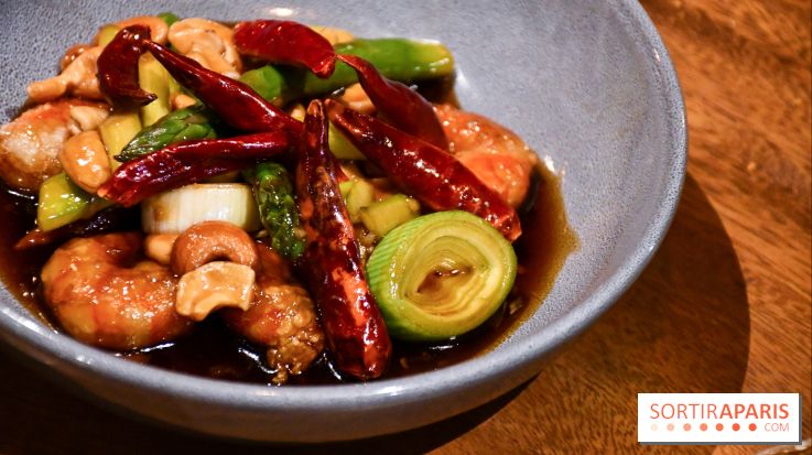 Madame Fan, le restaurant gastronomique chinois à Paris  -  crevettes Kung Pao