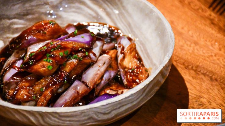 Madame Fan, le restaurant gastronomique chinois à Paris  - aubergine braisée façon Hong Shao