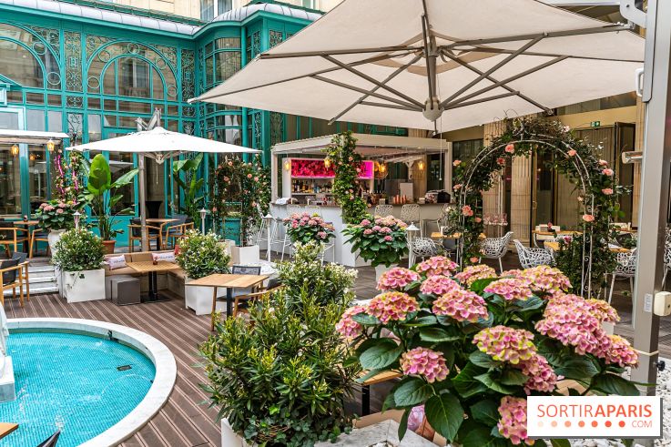 La Terrasse des Roses au Westin Paris Vendome, le patio floral confidentiel