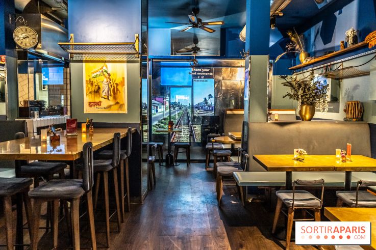 Brunch indien à Paris par Baranaan et Pingwoo -  salle restaurant Paris 10e