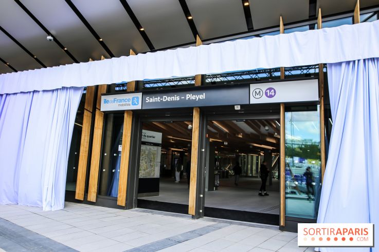Inauguration du prolongement de la ligne 14, nos photos