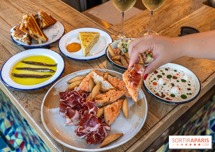 Tina restaurant - bar à Tapas Paris 6  -  pata negra - pan con tomate