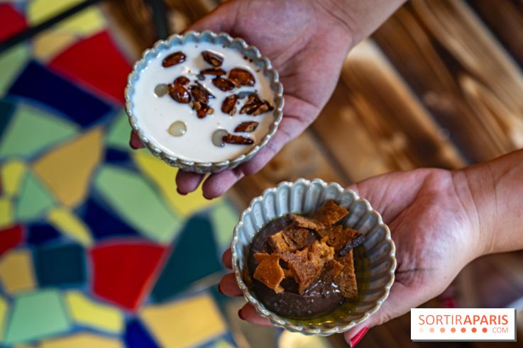 Tina restaurant - bar à Tapas Paris 6  -  riz au lait crème chocolat