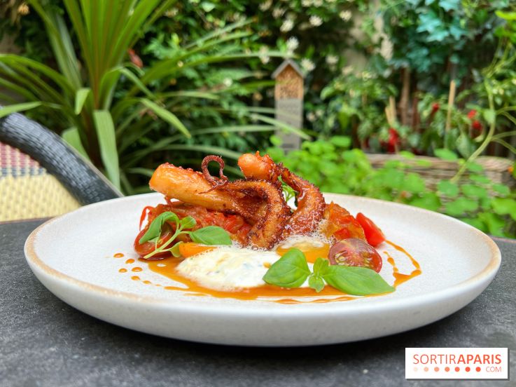 Le Potager, Roch Hotel & Spa - Poulpe grillé, légumes