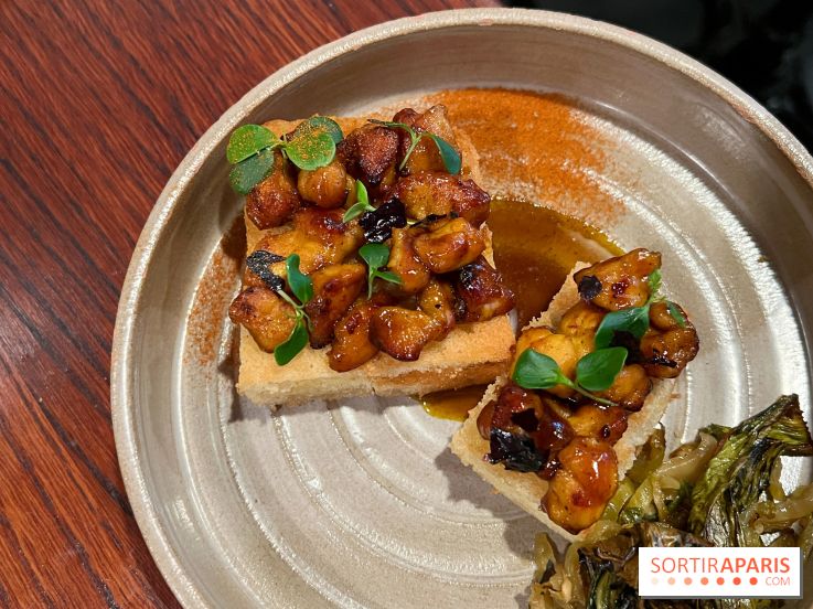 Trâm 130 - Ris de veau laqué sauce charsiu