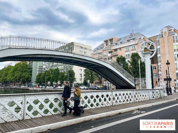 Pont levant rue de Crimée