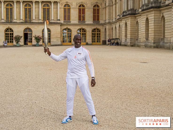 JO Paris 2024 : Les porteurs et relais de la flamme à Versailles -  Steve Toussaint