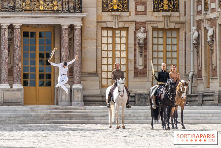 JO Paris 2024 : Les porteurs et relais de la flamme à Versailles -  Mathieu Forget - Bartabas