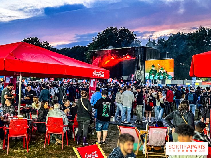 La Fan zone de Saint-Quentin en Yveli!nes, soirée Ofenbach et drones