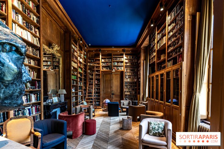 Le brunch à volonté exceptionnel de la Maison du Val à Saint-Germain-en-Laye dans les Yvelines - 78  -  bibliothèque