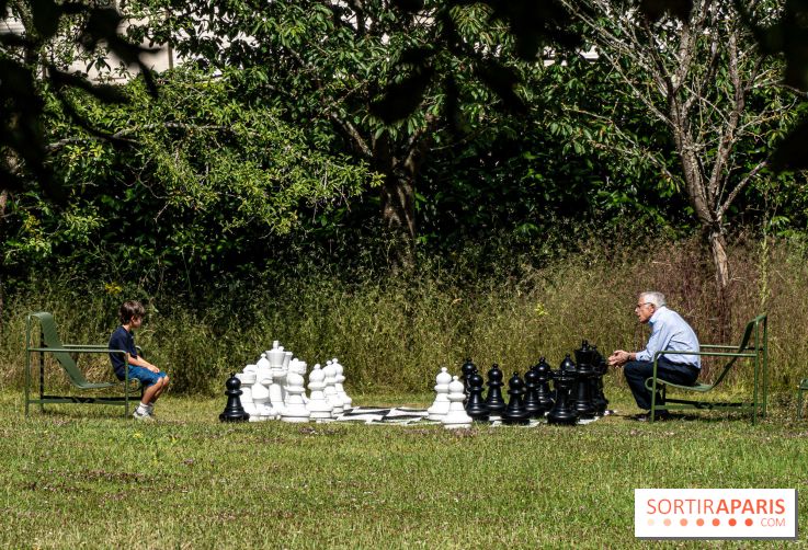Le brunch à volonté exceptionnel de la Maison du Val à Saint-Germain-en-Laye dans les Yvelines - 78  -  jeu d'échec géant