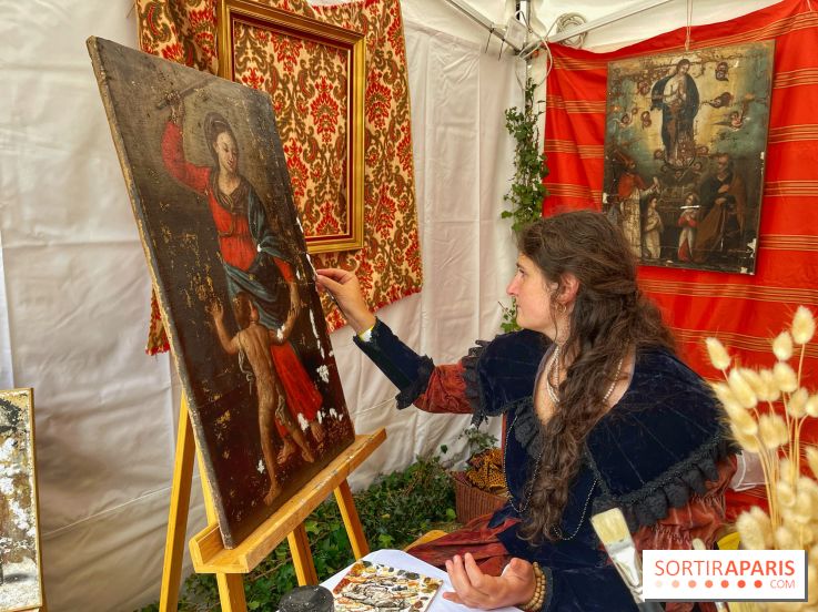 Paris vaut bien une fête - restauration tableau