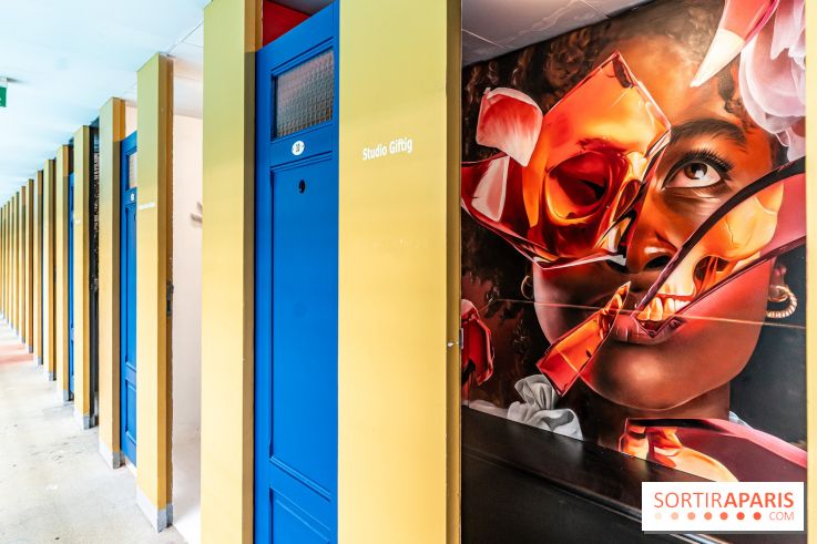Les cabines de 70 artistes street-art à Molitor, 2e édition internationale - photos -  allée
